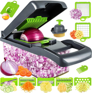Vegetable Chopper Cutter Pro Series 16 in 1-Vegetable Chopper and Cutter-All10dollars.com