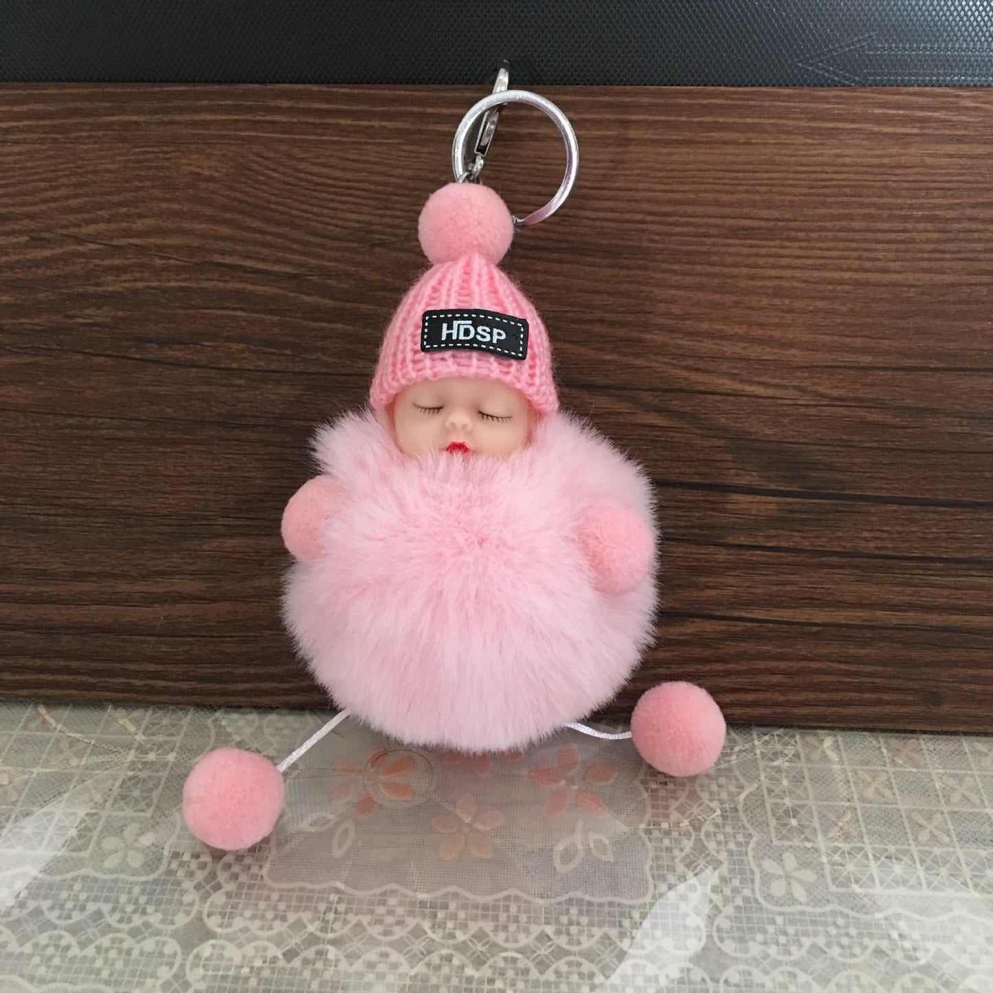 Cute Plush Keychain Pompom-baby keychain-16-All10dollars.com