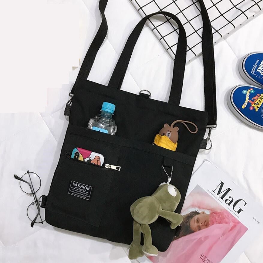 Women Handbag Large Capacity Tote-shoulder bags-Black Frog Pendant-All10dollars.com