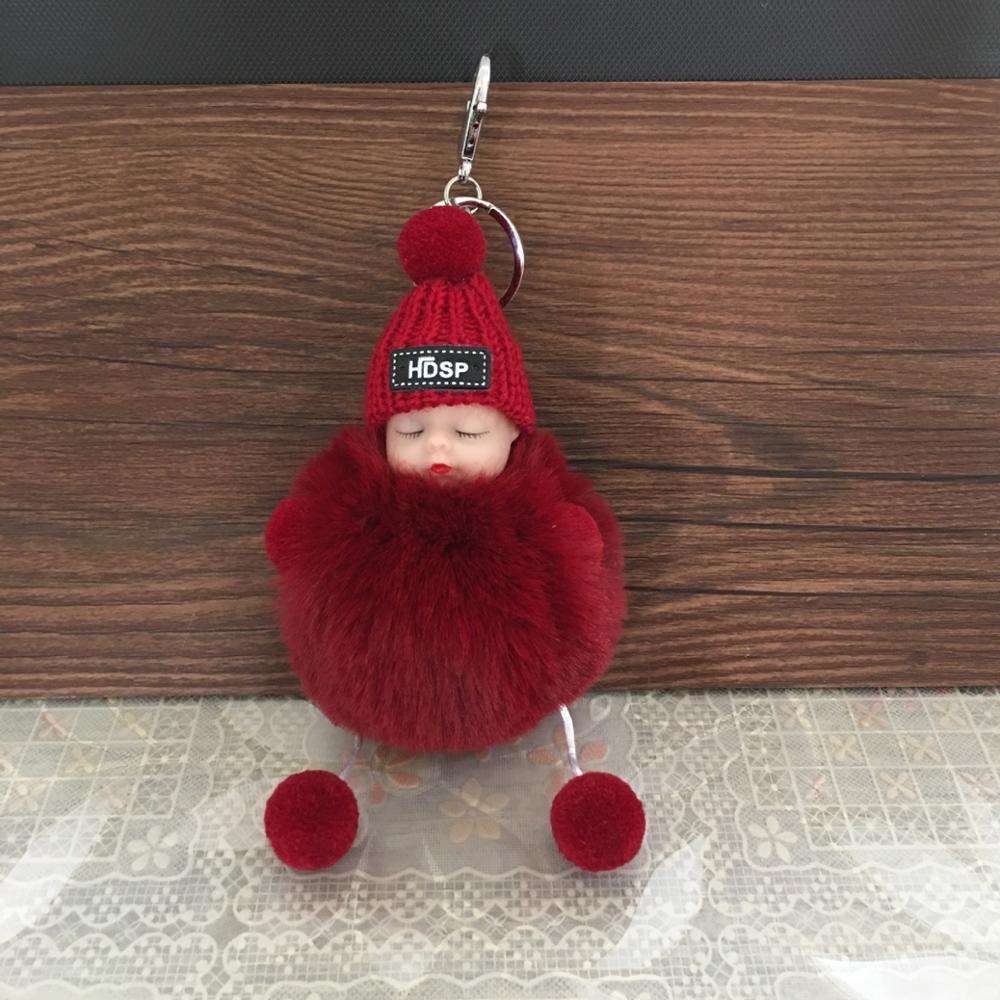 Cute Plush Keychain Pompom-baby keychain-5-All10dollars.com