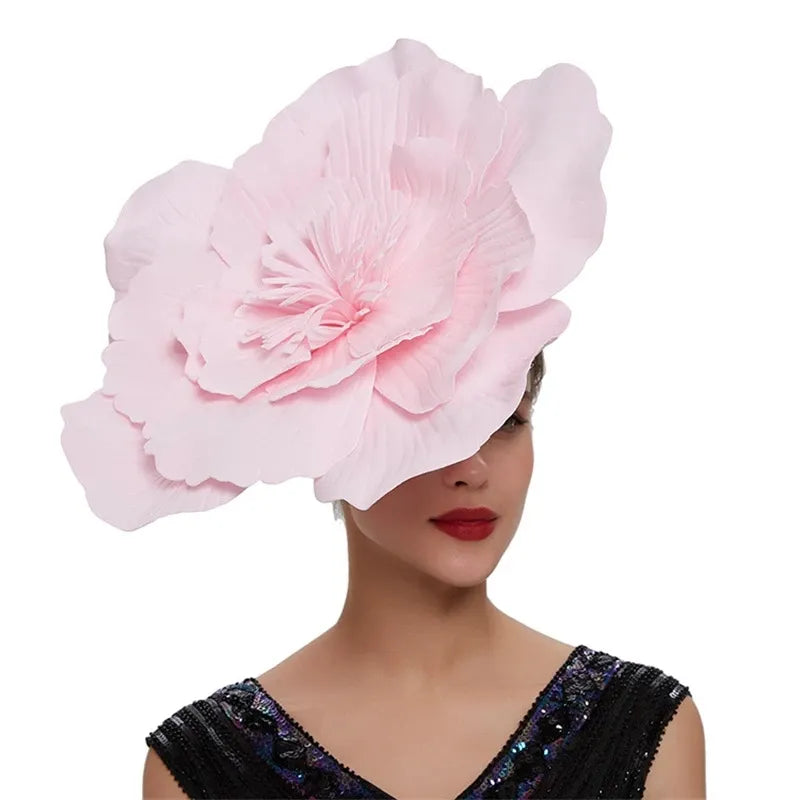 Daisy Large Flower Fascinator Hair Band-fascinator-pink-All10dollars.com