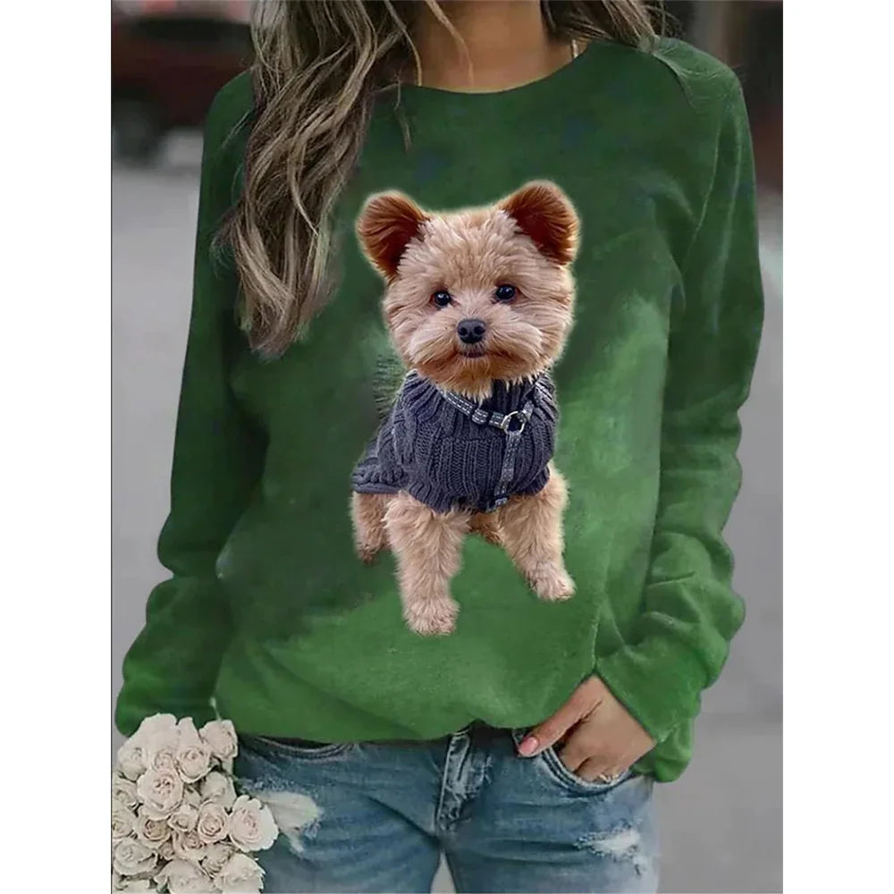 3D T-shirt Cat Puppy Fashion Animal Cute Pet Print-D01-ZH10367-S-All10dollars.com