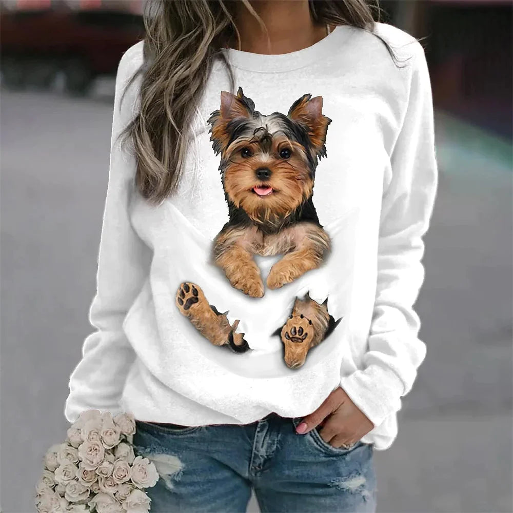 3D T-shirt Cat Puppy Fashion Animal Cute Pet Print-OFSJC-0008-S-All10dollars.com