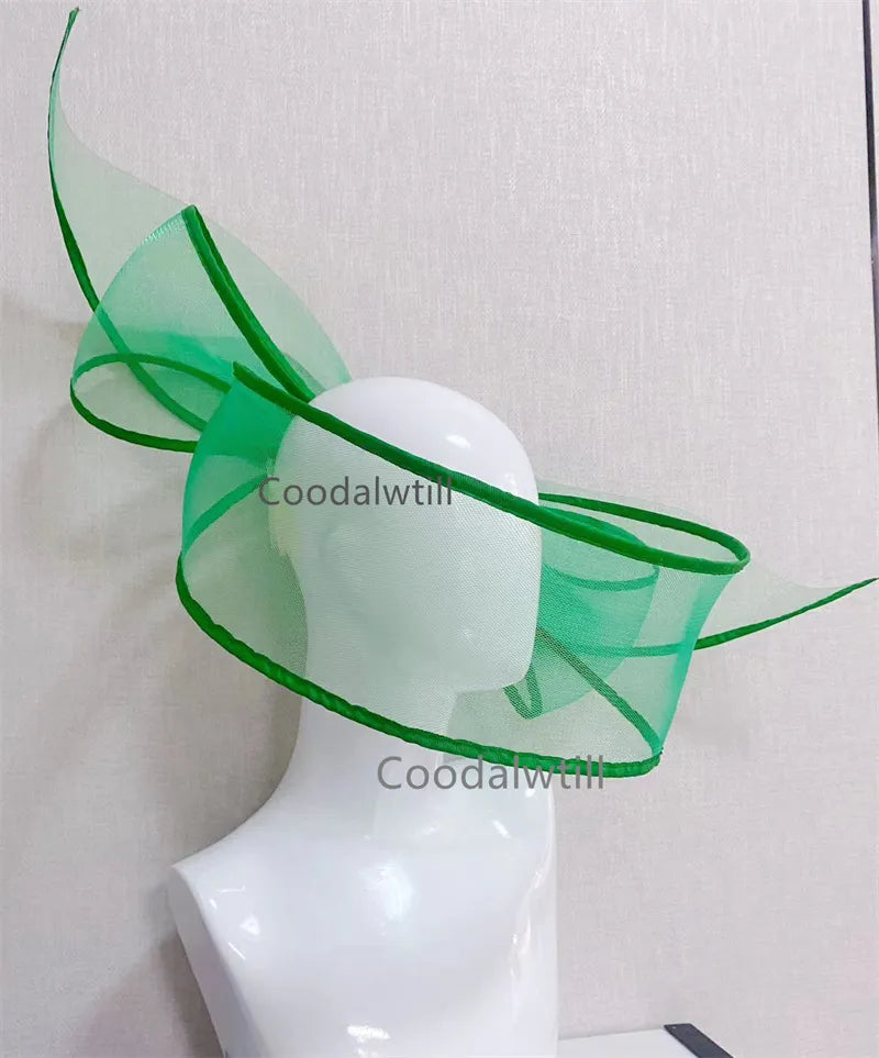 Londonisy Fascinator Wedding Pillbox Hat Women Party Fashion Headwear-fascinator-Green-All10dollars.com