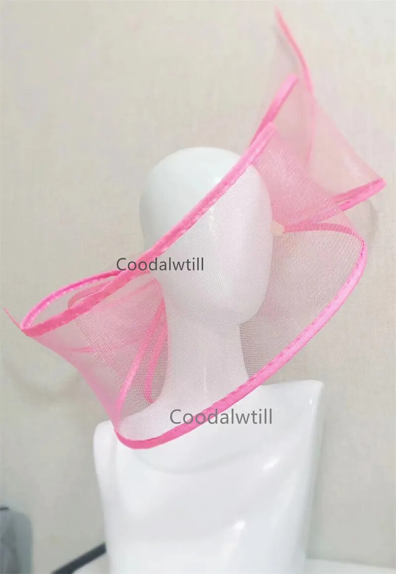 Londonisy Fascinator Wedding Pillbox Hat Women Party Fashion Headwear-fascinator-Pink-All10dollars.com