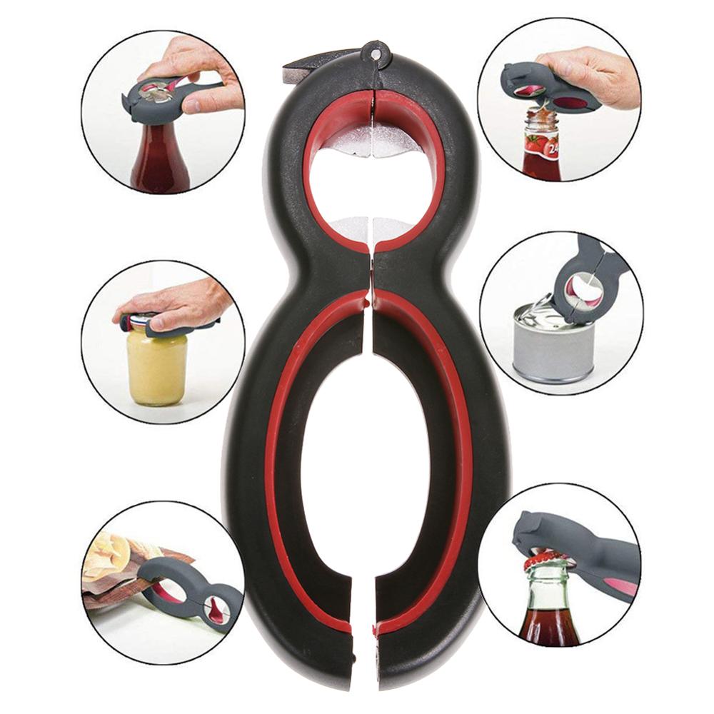 6 in 1 Multi Function Can Beer Bottle Opener Claw-can opener-All10dollars.com