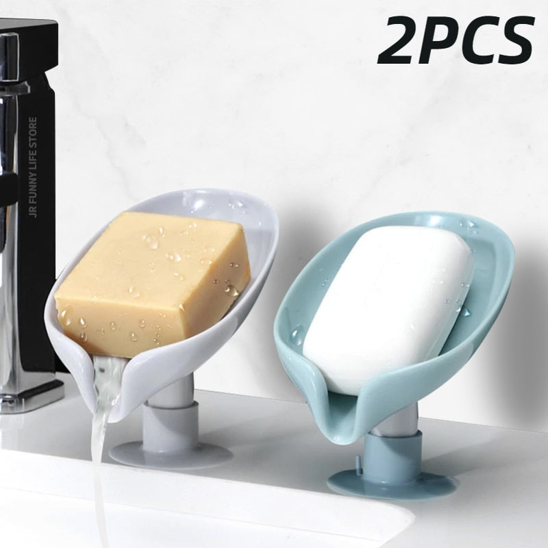 bathroom and Kitchen Portable Leaf Soap Holder-soap dispenser-All10dollars.com