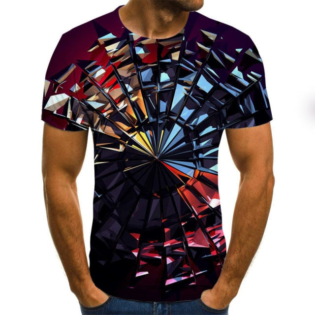 Men T shirt 3D Printed Summer O-Neck Daily Casual Funny T shirt-Shirts & Tops-TXU-1468-6XL-All10dollars.com