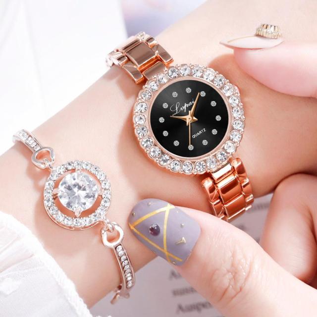 Luxury Bracelet Watches Set-women watches-Watch Add Bracelet 1-All10dollars.com