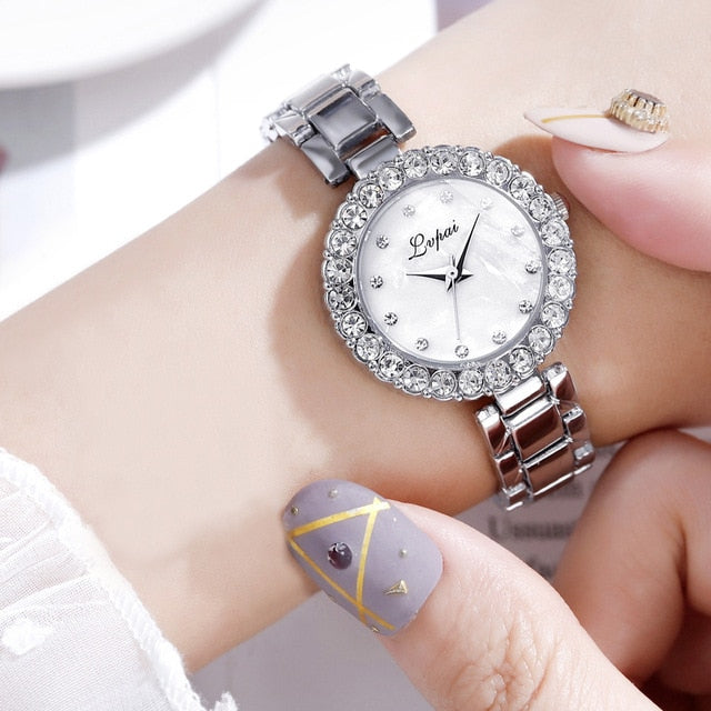 Luxury Bracelet Watches Set-women watches-Silver White-All10dollars.com