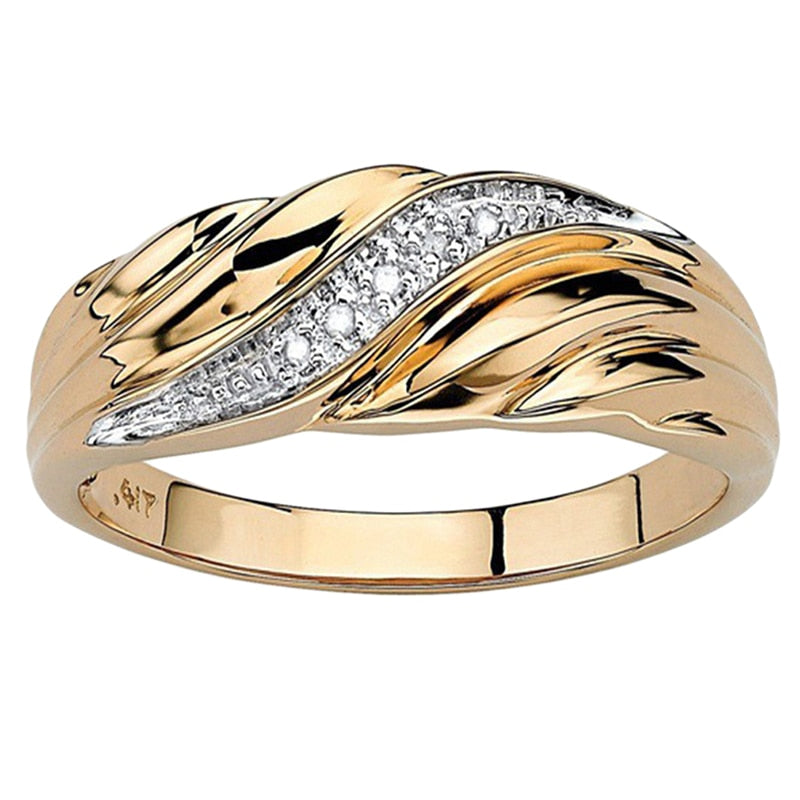 Crystal Men's Women's Wedding Rings Couple's Engagement-All10dollars.com