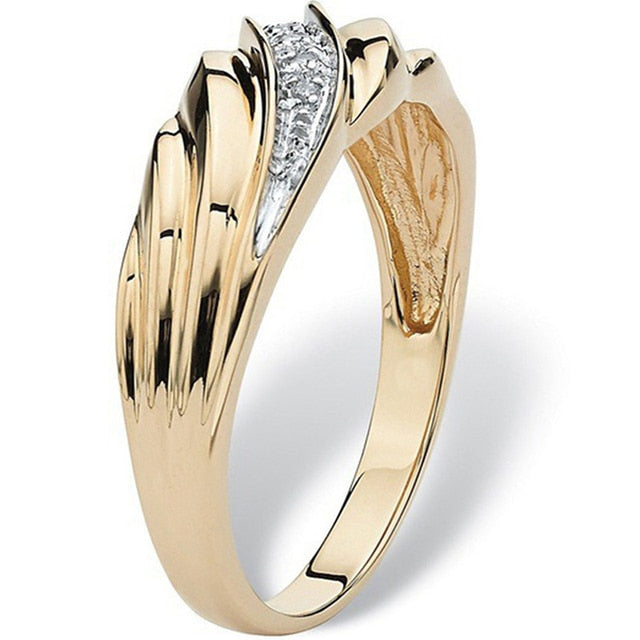Crystal Men's Women's Wedding Rings Couple's Engagement-7-gold-All10dollars.com
