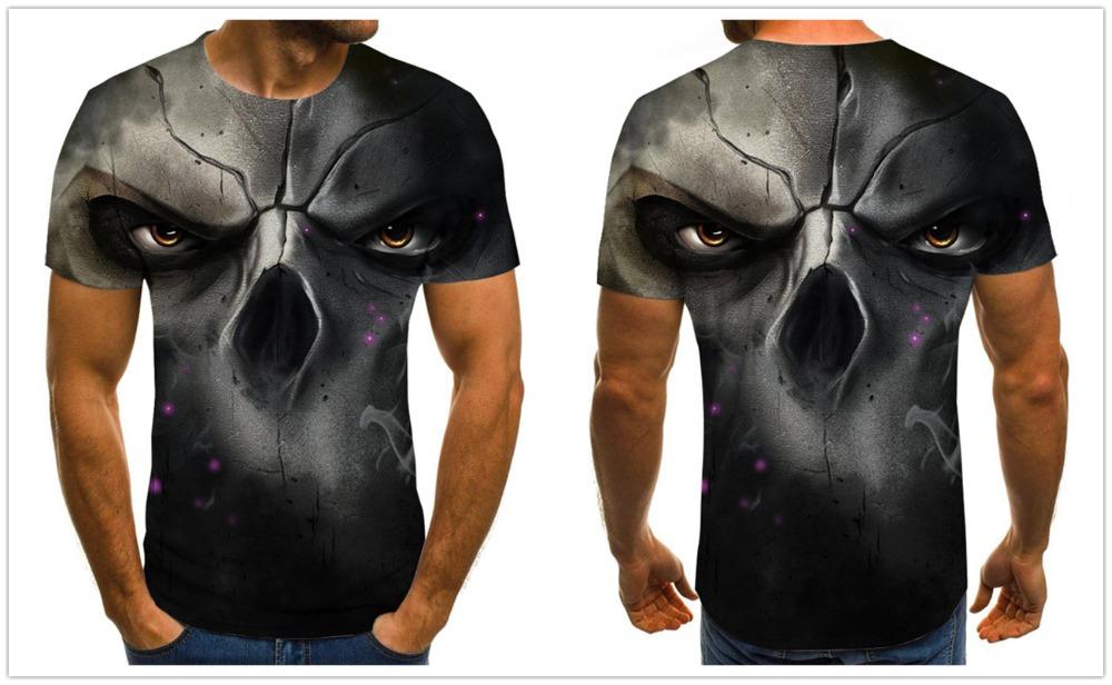 Motorbike Tee Skull shirt-skull print tops-All10dollars.com