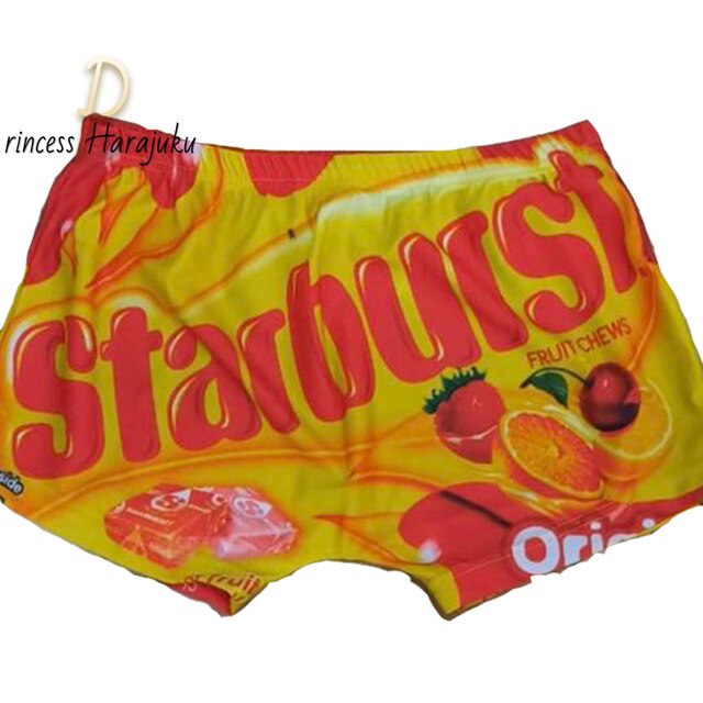 Women Candy High Waist Booty Shorts-booty snack pants-41-S-All10dollars.com