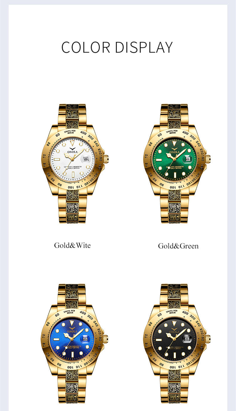 stainless steel men's luxury wrist watch-wrist watch-All10dollars.com