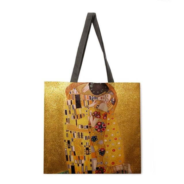 Reusable shopping Tote Bags Ethnic Print-Women Handbags-1-L-All10dollars.com