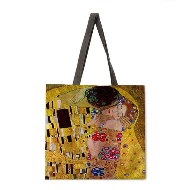 Reusable shopping Tote Bags Ethnic Print-Women Handbags-3-L-All10dollars.com
