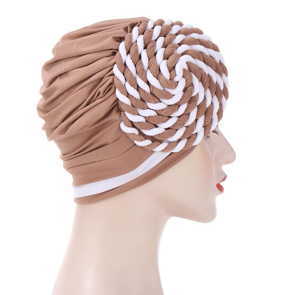 Winter Hat Beanie Braided turban bonnet head - Twisty-African Braids Turbans for woman-All10dollars.com