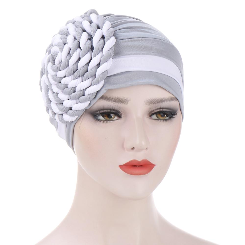 Winter Hat Beanie Braided turban bonnet head - Twisty-African Braids Turbans for woman-All10dollars.com
