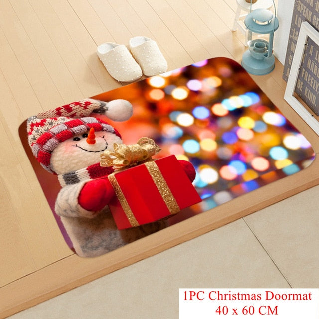 Christmas Doormat Kitchen Mat Santa Claus Non-Slip Rug Gifts-Christmas mat Non-Slip-133-22-40cmx60cm-All10dollars.com