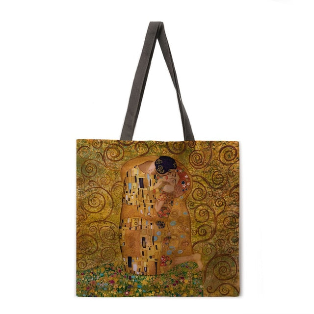Reusable shopping Tote Bags Ethnic Print-Women Handbags-12-M-All10dollars.com