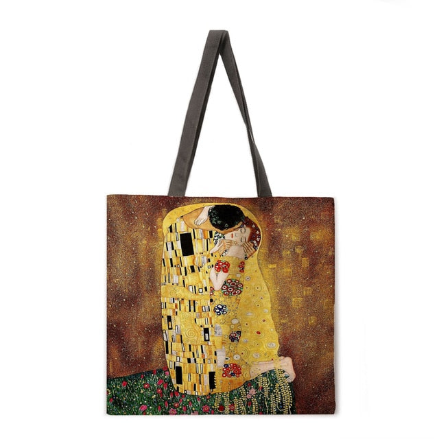 Reusable shopping Tote Bags Ethnic Print-Women Handbags-13 2-M-All10dollars.com