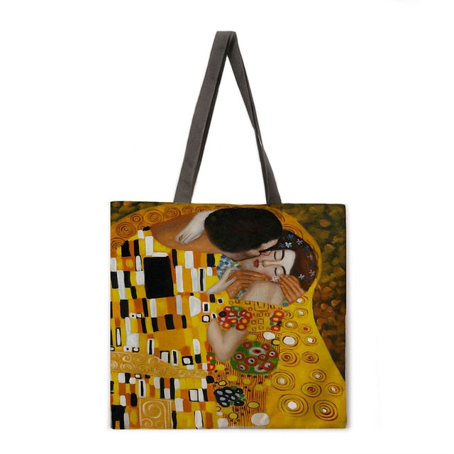 Reusable shopping Tote Bags Ethnic Print-Women Handbags-15-L-All10dollars.com