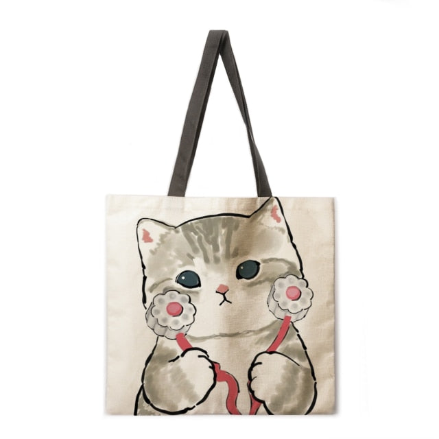 cat print tote bags-handbag-2-M-All10dollars.com