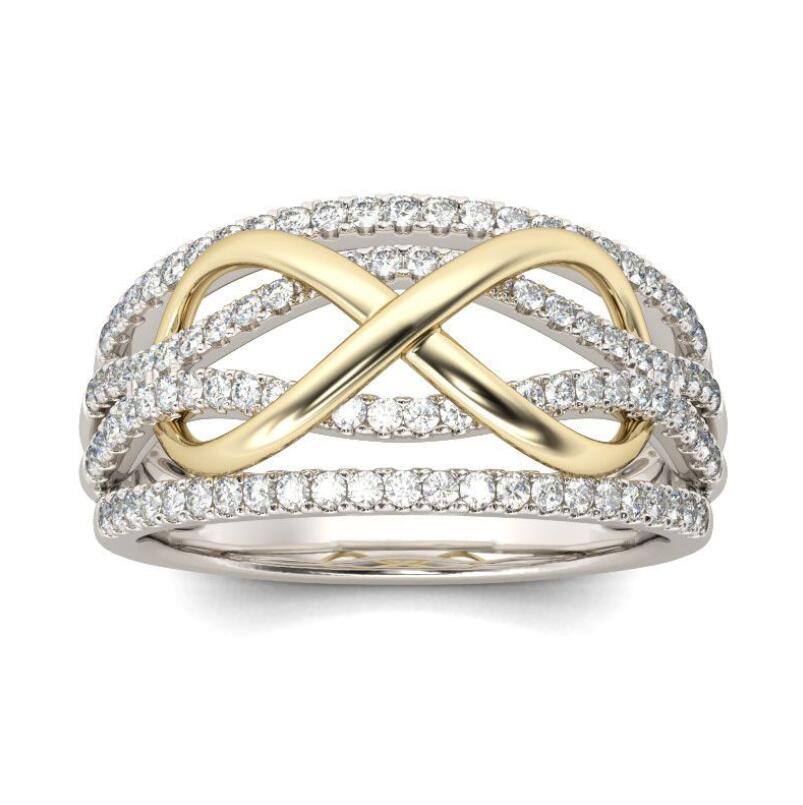 Infinity Ring Eternity Charms Best Friend Gift Endless Love Symbol Fashion Rings-All10dollars.com