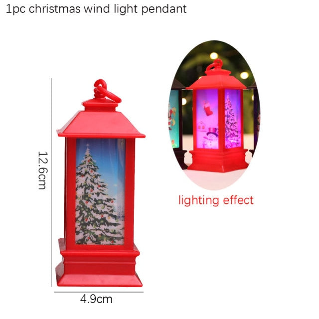 New Year Santa Elk Light String Christmas LED Ornament Decoration-christmas lights-red tree-All10dollars.com