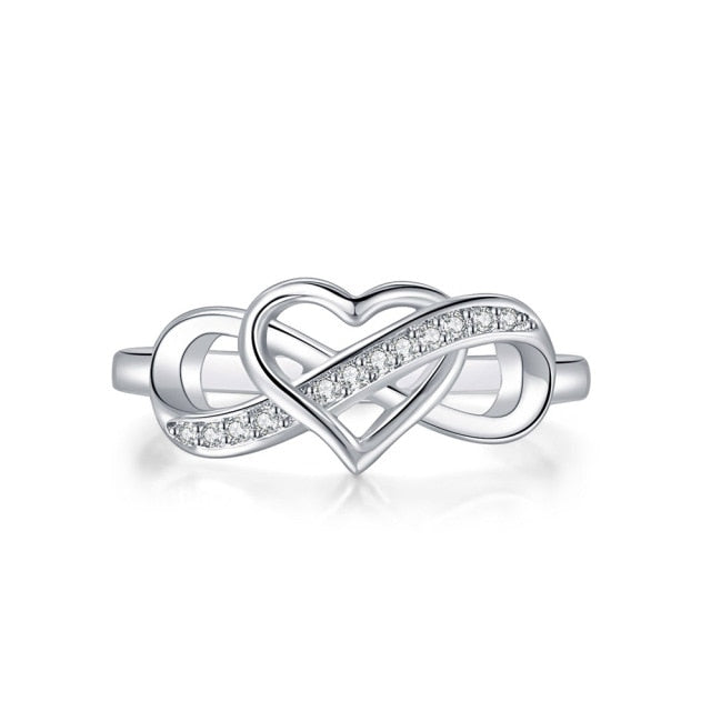 Couple Infinity Love Women Jewelry Dainty Wedding Engagement Gift Rings-rings-4-DZR030-All10dollars.com