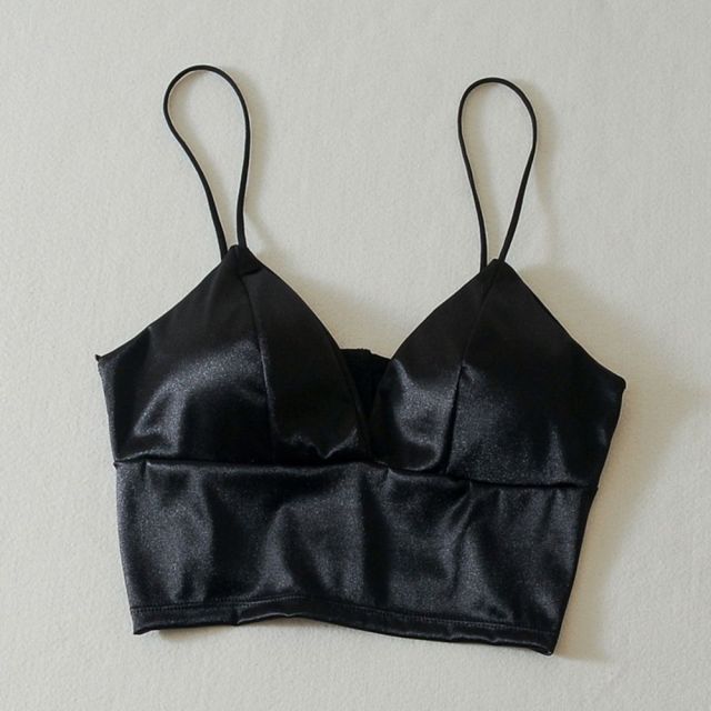 Summer Sexy Sports Female Strap Pad Underwear Top-women bra-black-All10dollars.com